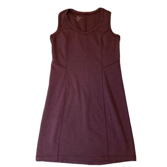Royal Robbins Metro Melange Shift Dress Purple Knit Small Travel Water Repellent - Picture 1 of 6